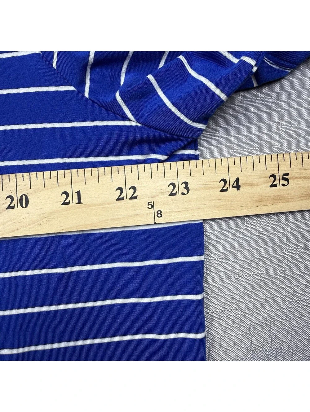 Polo Ralph Lauren Men’s XL Performance Golf Polo Shirt Blue White Striped Pony